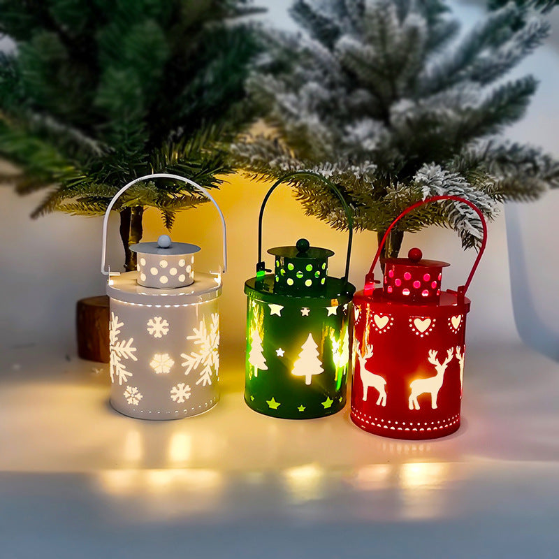 Luces de velas navideñas Linternas pequeñas LED Luces de viento Velas electrónicas Estilo nórdico Decoración crLuces de velas navideñas Linternas pequeñas LED Luces de viento Velas electrónicas Estilo nórdico Decoración creativa de vacaciones Decoraciones