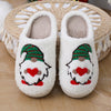 Lindos dibujos animados de Papá Noel Zapatillas para el hogar Pareja Piso interior Dormitorio Zapatilla Navidad Lindos dibujos animados de Papá Noel Zapatillas para el hogar Pareja Piso interior Dormitorio Zapatilla Navidad Zapatos cálidos Mujeres Hombres